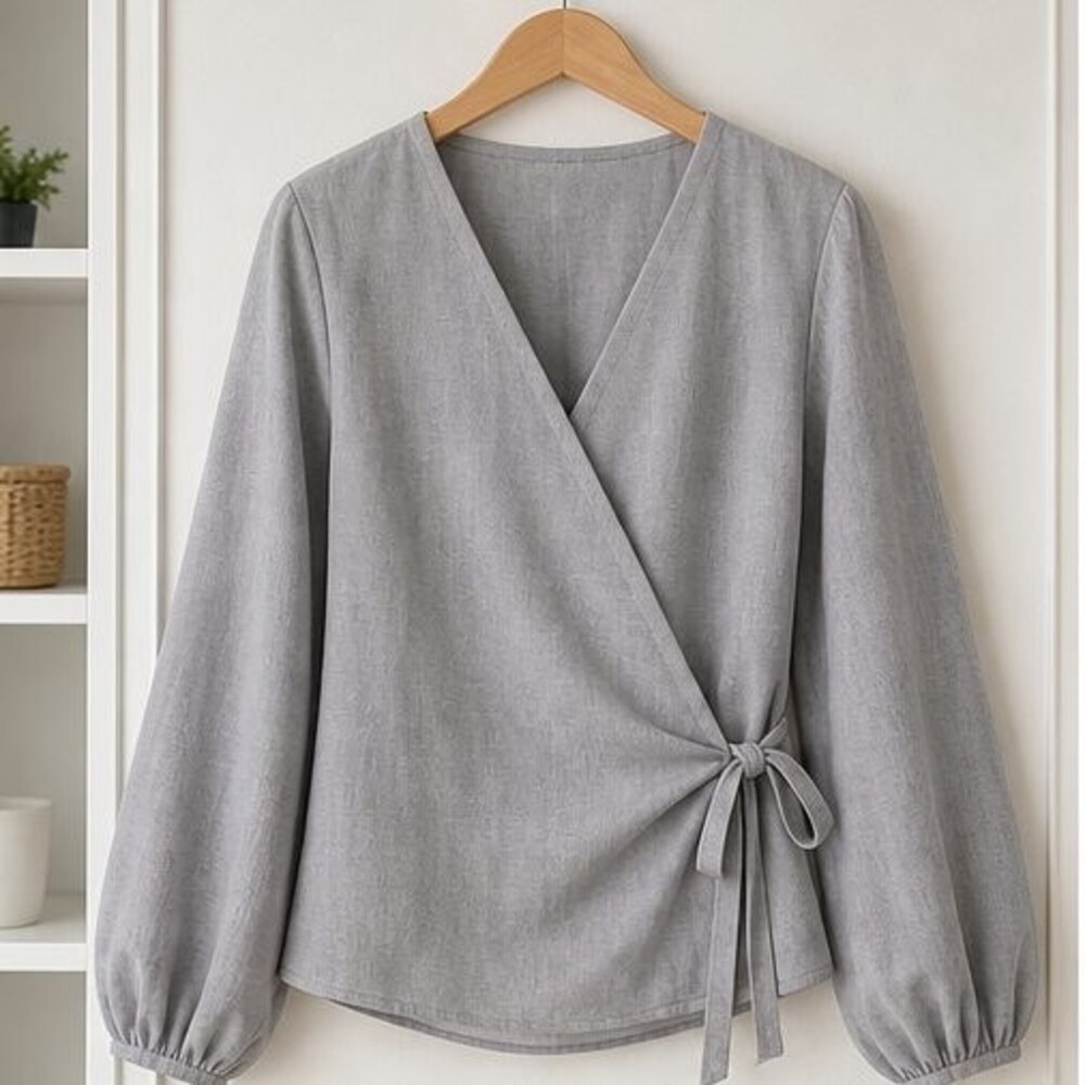 Gray Tunic Blouse